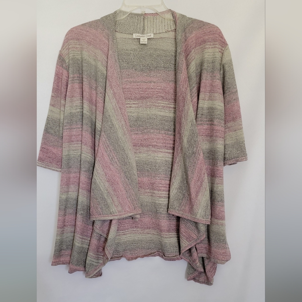 Coldwater Creek Cardigan Asymmetrical Hemline Size 1X